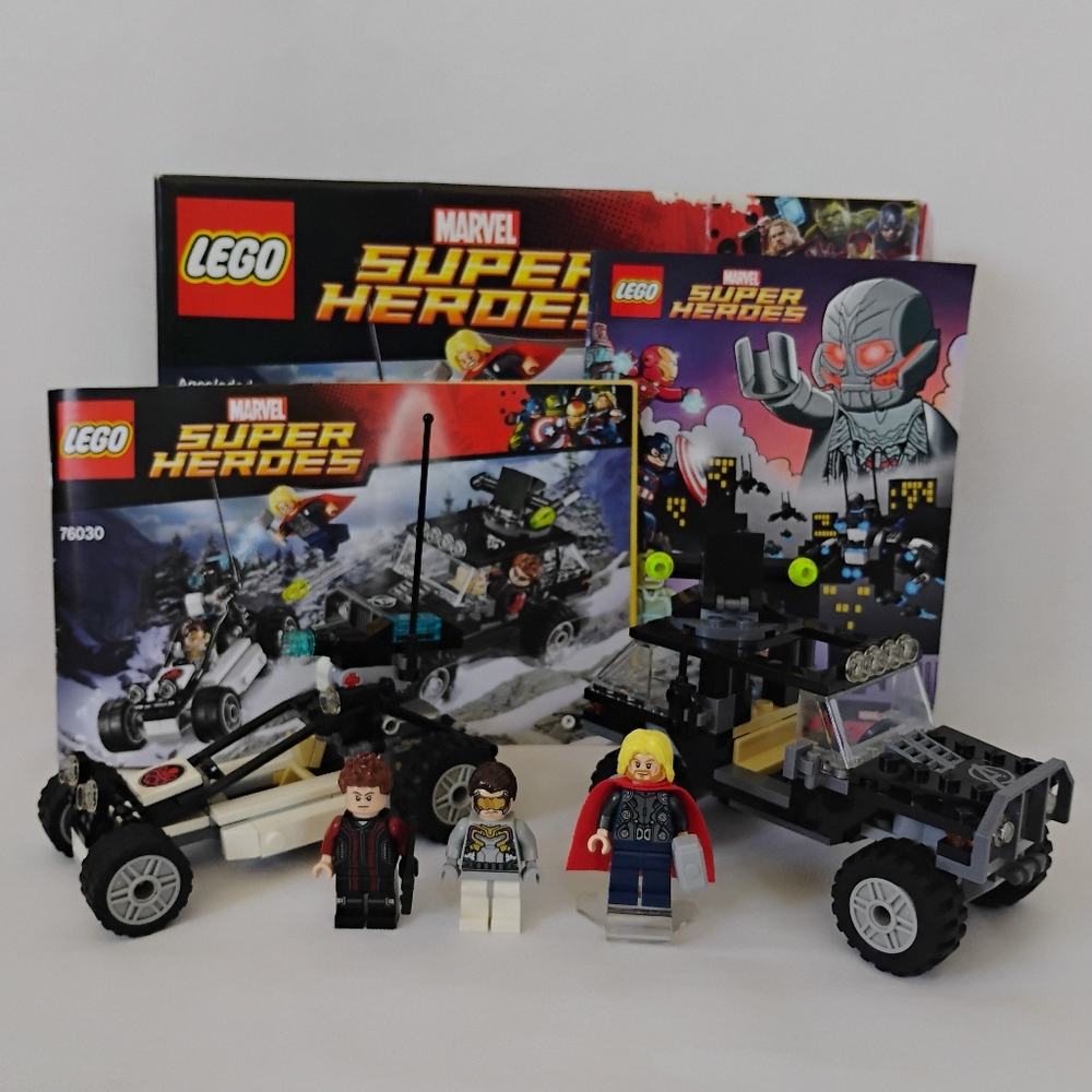 Lego Marvel Superheroes 76030 Avengers Hydra Showdown Complete Box & Manual Thor
